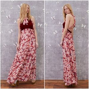 For Love & Lemons Blossom Tank Maxi Dress Small